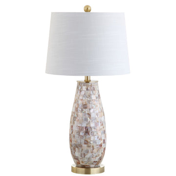 Jocelyn 28" Seashell LED Table Lamp - JONATHAN Y